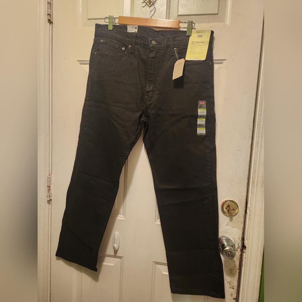 Levi's Men's Dark Gray Straight Jeans